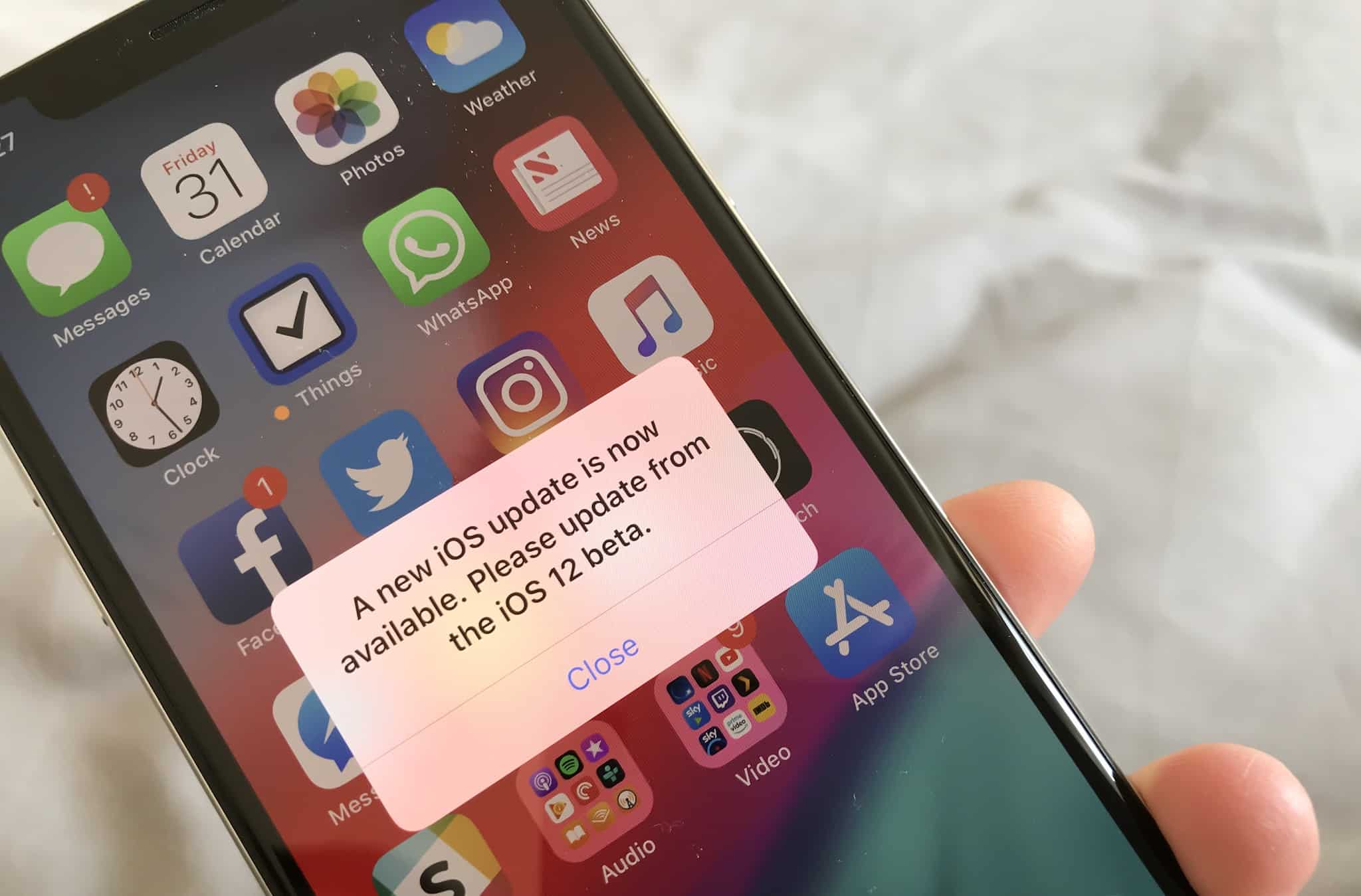 Ios 12 Beta Users Plagued By False Update Notification