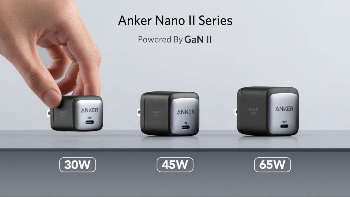 La línea Anker Nano II ofrece un gran rendimiento gracias a GaN II