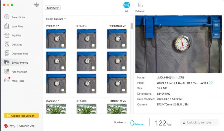Cleaner One Pro helps you weed out similar photos Cleaner One Pro helps you weed out similar photos.