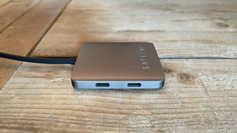 Satechi 4-Port USB-C Hub ports Satechi 4-Port USB-C Hub makes adding ports a snap.