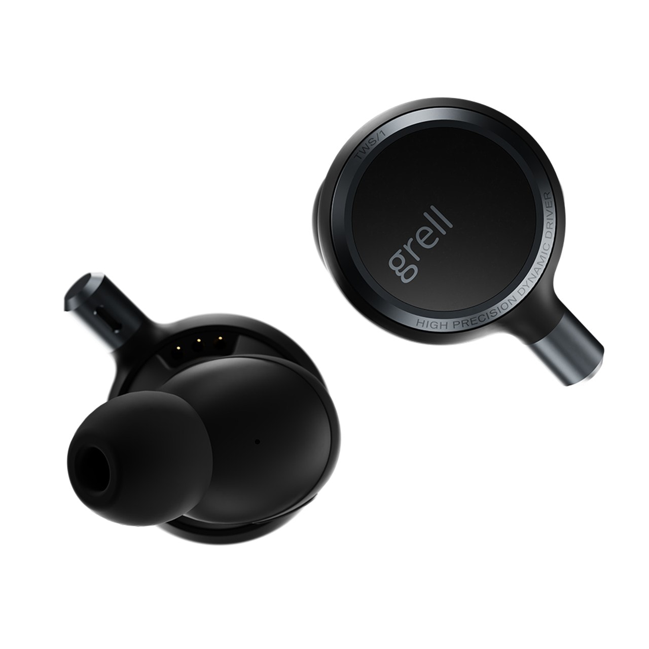 Grell TWS1 earbuds Grell TWS-1 earbuds feature an industrial design and high-quality sound.