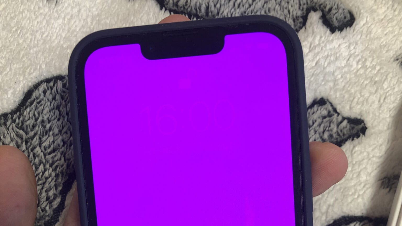 iPhone 13 pink screen issue