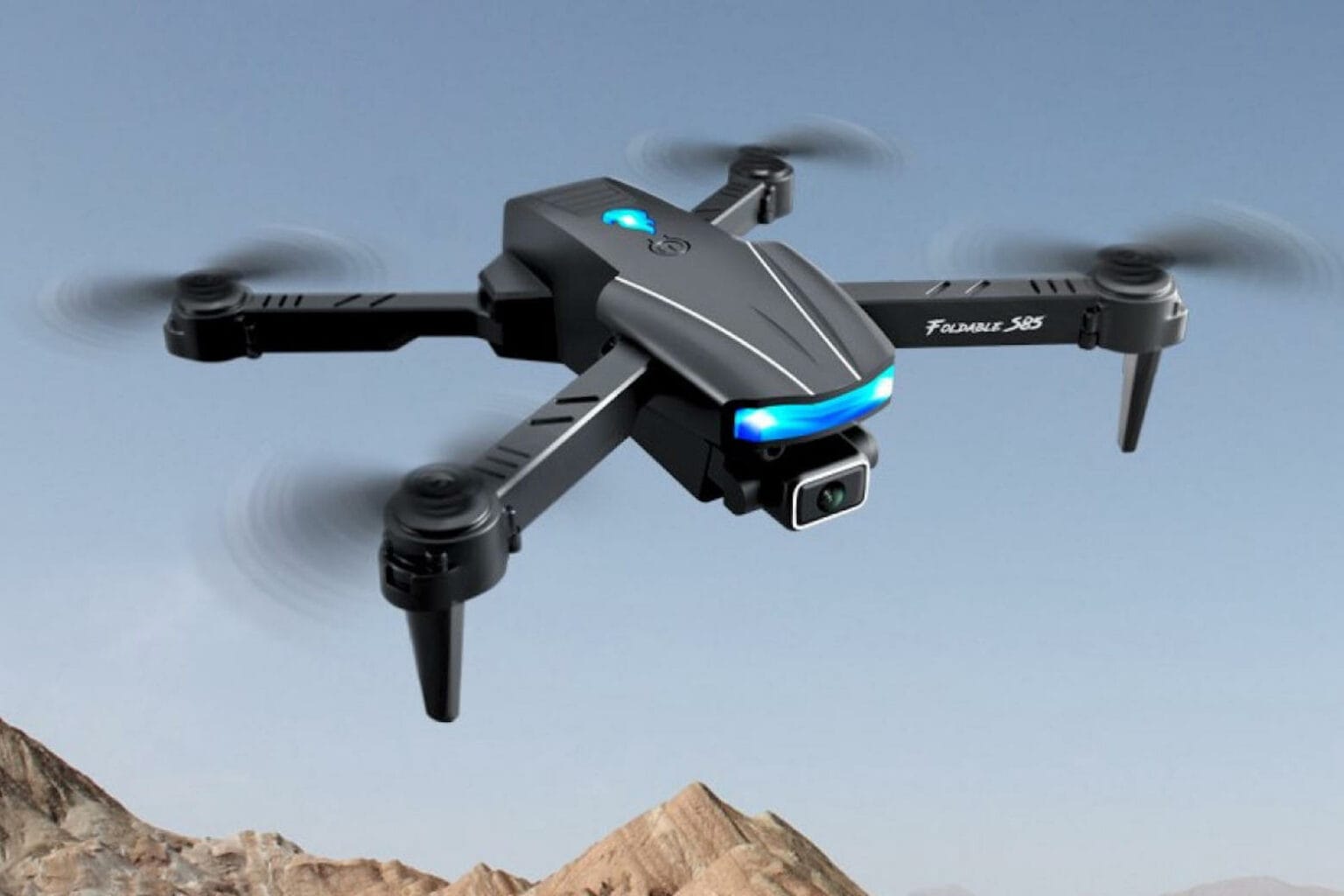 This compact drone comes with 1, 2, or 3 batteries!