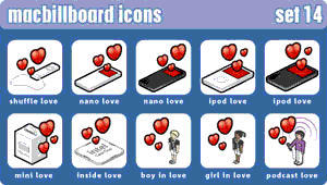 I heart iPod icons