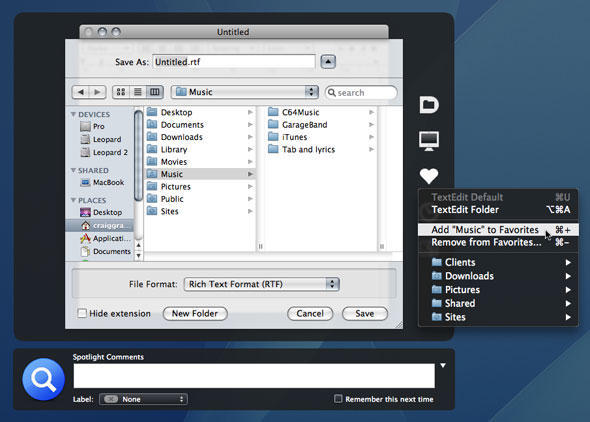 Default Folder X screen grab