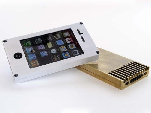 You should never put your iPhone in a case, like this metal Exovault case. http://exovault.com/