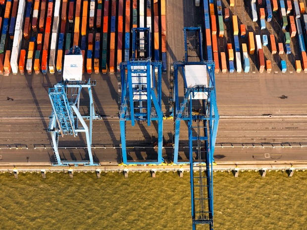Container Distribution,  Tilbury Dockyard