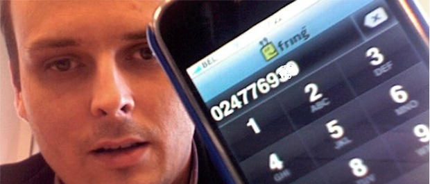 Make free calls on your iPhone with Fring and Google Voice. CC-licensed pic by damienvanachter on Flickr.