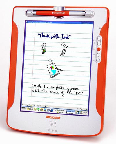 Like Apple, Microsoft is rumored to be working on a touchscreen tablet. Hopefully it won't resemble this earlier effort.