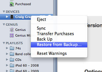 msb-tute-2 Starting a restore from iPhone.