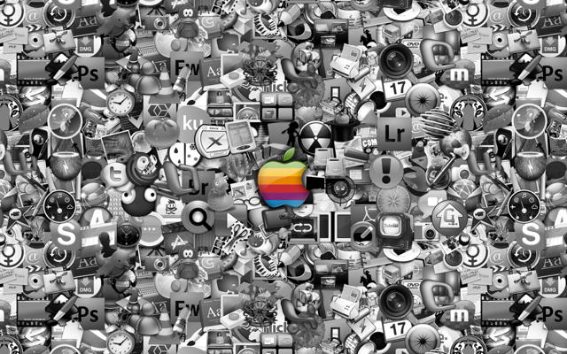 Original Apple logo wallpaper by padguy on DeviantArt