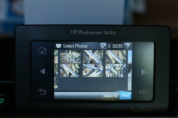 The A646's touch screen is big, bright and brilliantly simple.