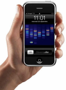France's Helys Creates DNA iPhone Wallpaper