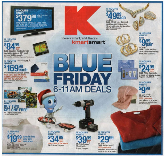 The front page of Kmart's Black Friday Ad.
