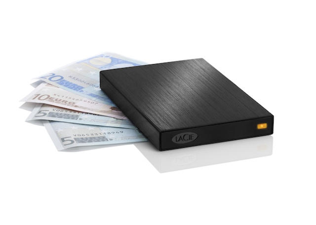 Lacie's new Rikiki hard drive is available in 250GB, 500GB and 640GB.