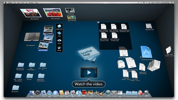 BumpTop Mac_ Reinventing your Mac desktop.