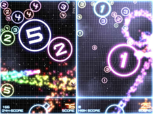 Orbital now includes a chain-reaction 'full aiming' mode.