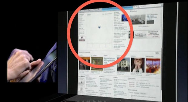 The iPad will notr support Adobe's Flash, which is widely used across the web for rich media. During Steve Jobs' introduction of the device, he loaded the New York Times homepage, which had a big blank spot where it's Flash movies are located.