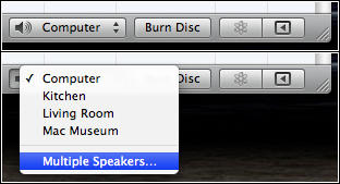 iTunes Speaker Selection