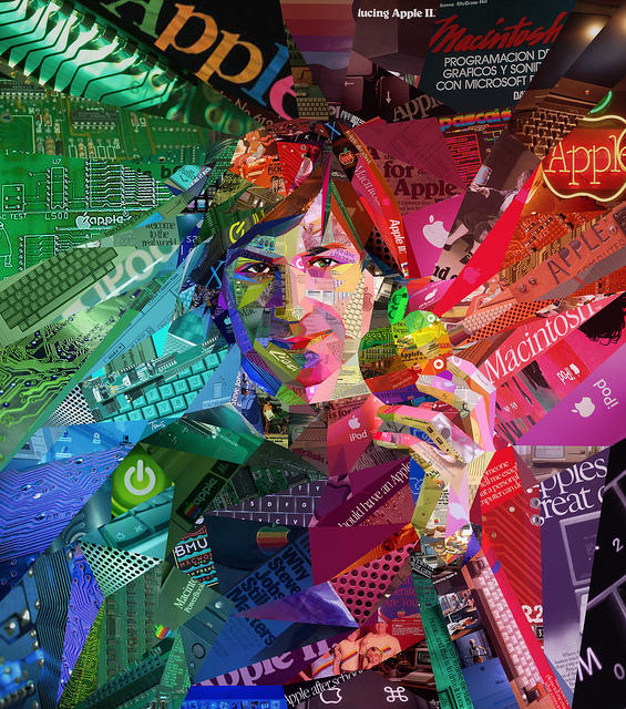 CC-licensed Steve Jobs portrait by Charis Tsevis.