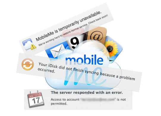 MobileMe-Errors