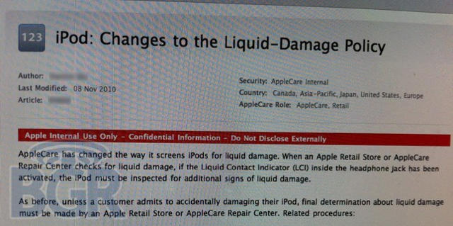 Apple-ipod-water-damage