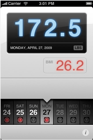 Weightbot for iPhone