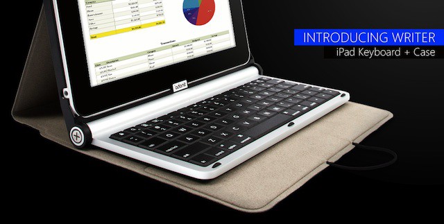 The Adonit Writer iPad case and keyboard: Another Kickstarter project that made an appearance at Macworld 2011.