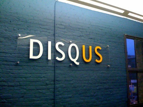 Disqus office sign. Photo by zzwannabedjzz: