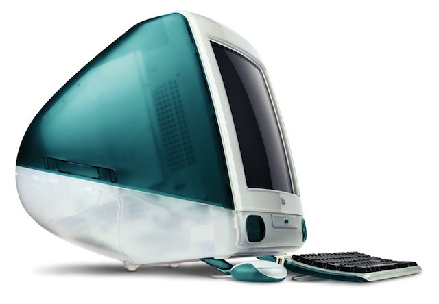 With its curvy lines and teardrop shape, the original iMac was a big inspiration for the OS X interface.
