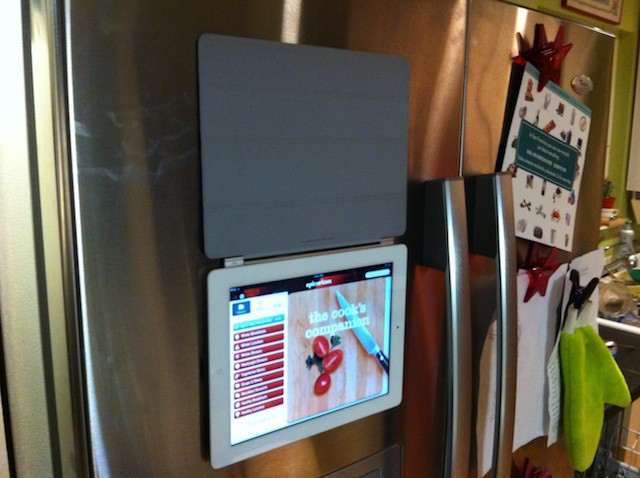 Honestly, we don't recommend sticking your iPad Pro to your fridge with its built-in magnets.