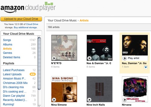 Amazon's Cloud Drive and Cloud Player on a Mac