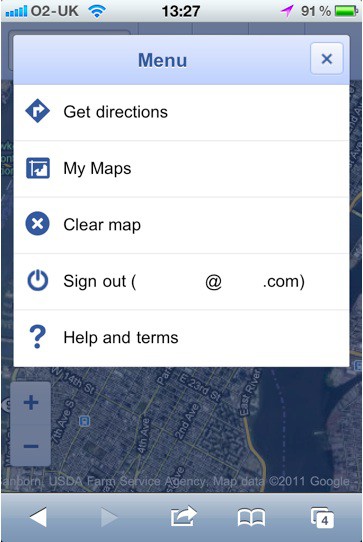 Google Maps web app 2