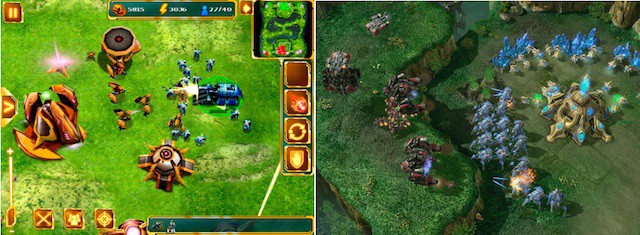 StarFront vs StarCraft