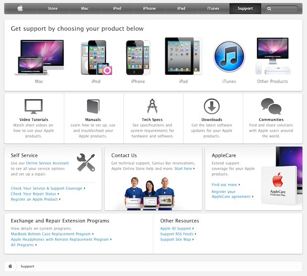 AppleSupportPage