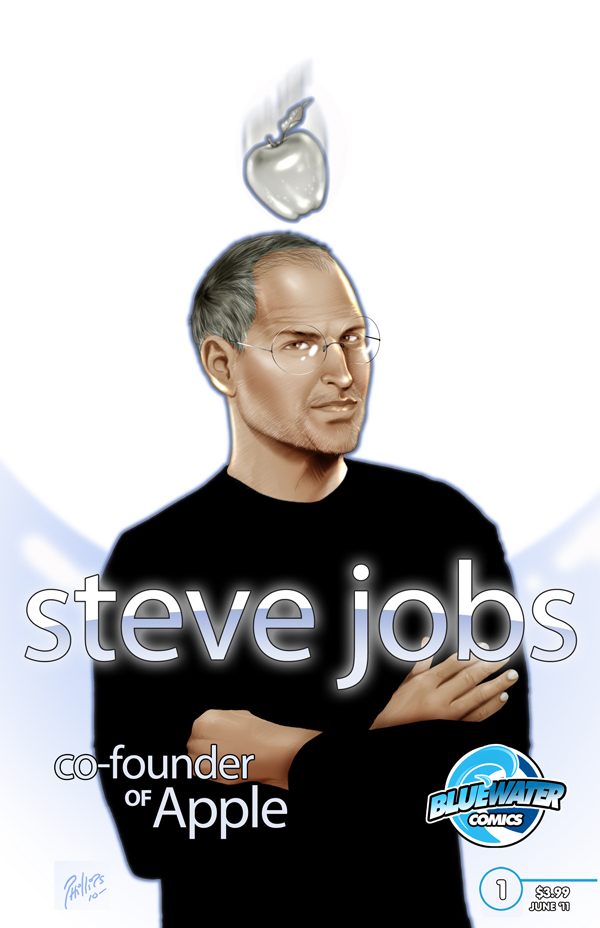 The cover for Steve Jobs: Co-Founder of Apple, due in comic book shops in August.