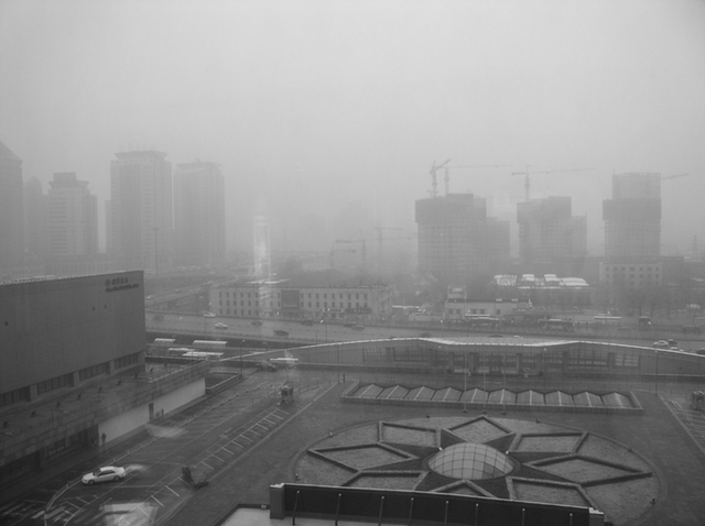Smog over Beijing (Photo by kevindooley - http://flic.kr/p/A8nn7)