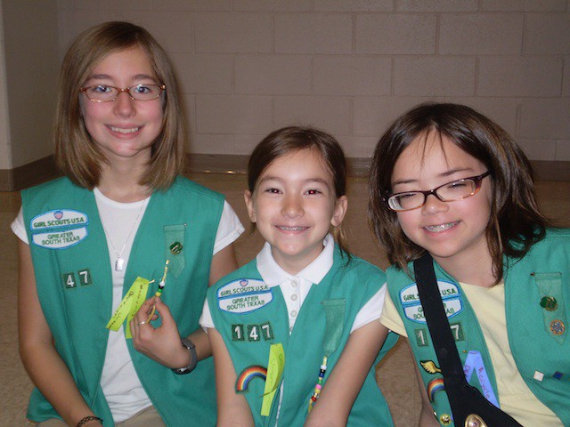 These adorable Girl Scouts haven't hacked anything. They just sell cookies.