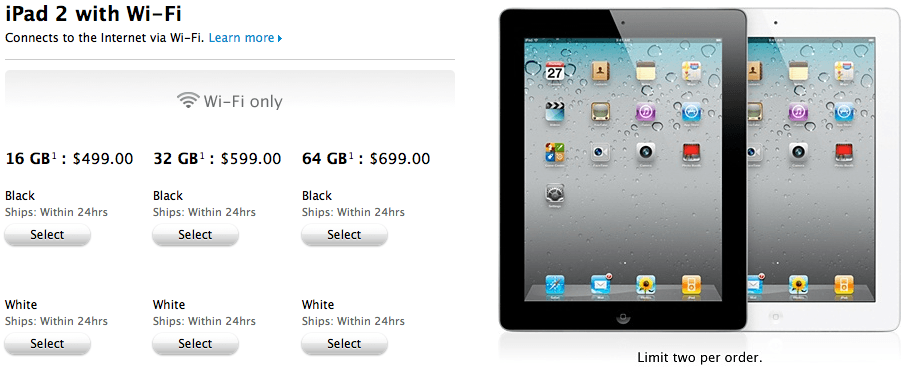iPad-2-shipping-times-1-2-days