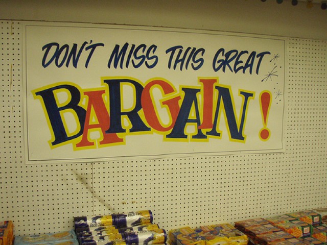 bargain-sign