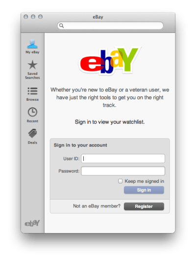 eBay Releases Free App in the Mac App Store | Cult of Mac