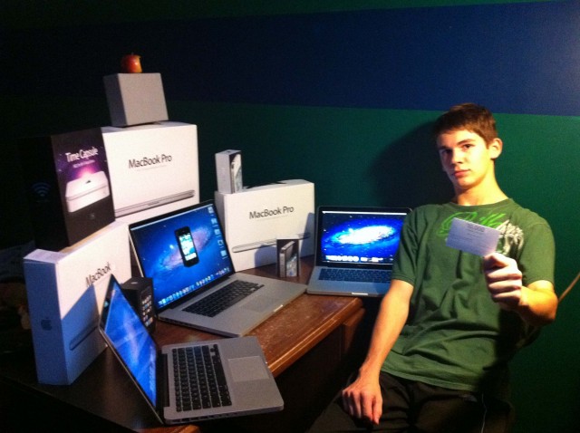 Connor, the winner of Apple’s Billionth App Download Contest in 2009