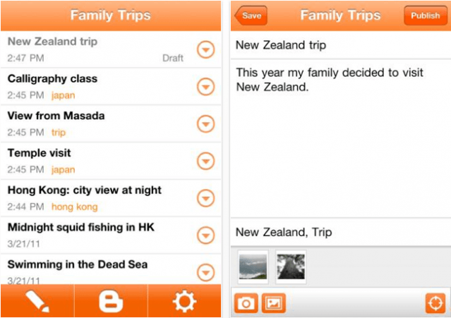 Google-Blogger-app-for-iPhone