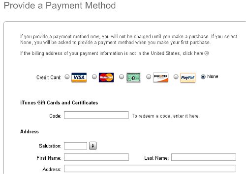 create-itunes-account-free