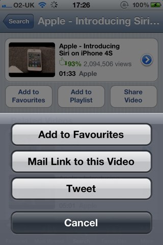 Tweeting a video iOS 5