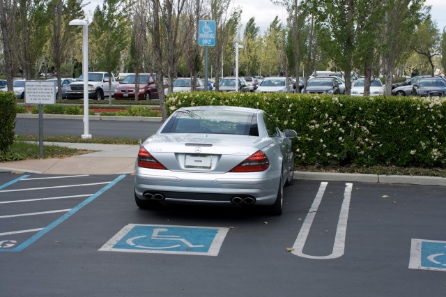Jobs would regularly park his Mercedes in a handicap spot on Apple's campus