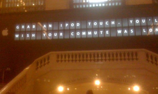 The Apple Ticker at Grand Central/9to5Mac.com