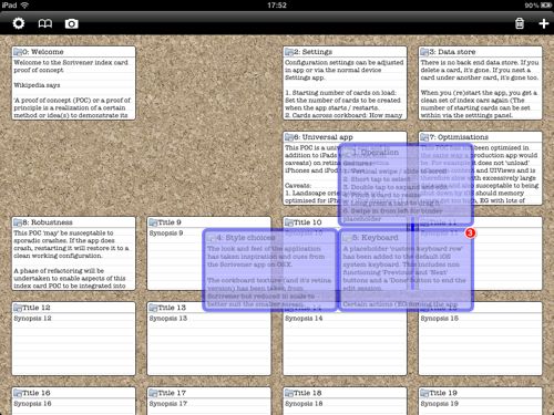 a Scrivener for iPad proof-of-concept