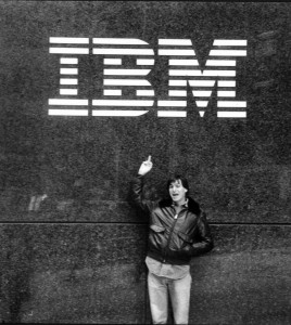 A lot has changed since Steve Jobs flipped off IBM 30 years ago.