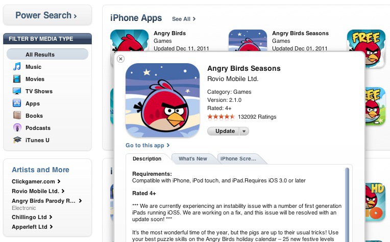 Itunes Gets The Quick Look Preview Treatment For Apps And Video Cult Of Mac